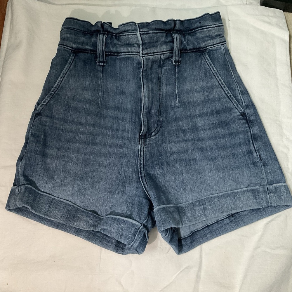 Express High Waisted Paperbag Short Minimalist Size ))